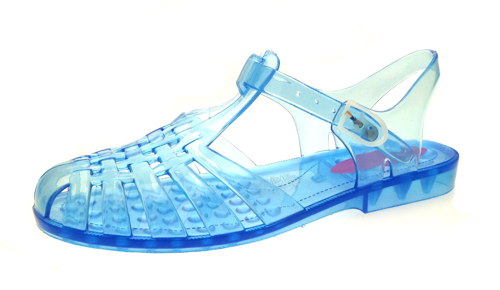 chunky jelly flat sandals